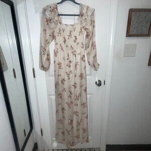 Ali & Jay Floral Cream Jumpsuit Size Medium